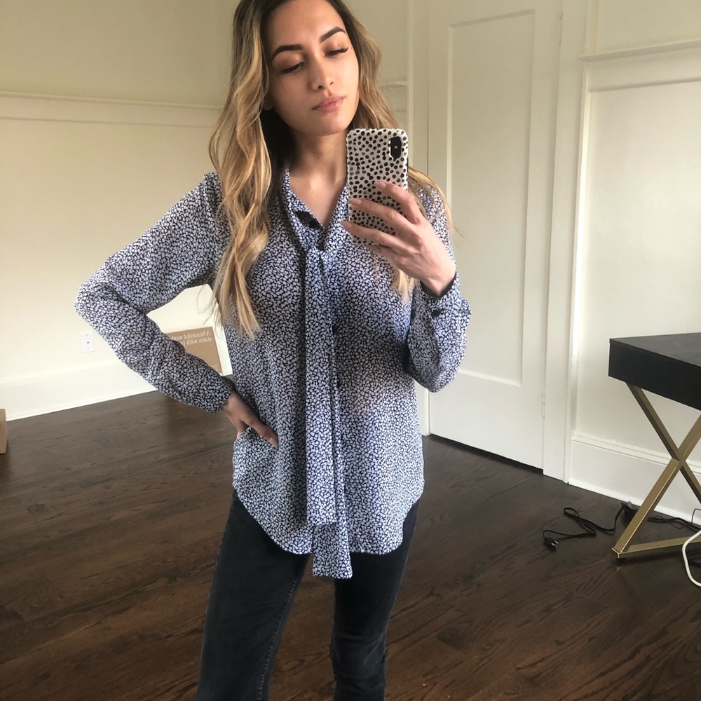 Michael Kors floral blouse